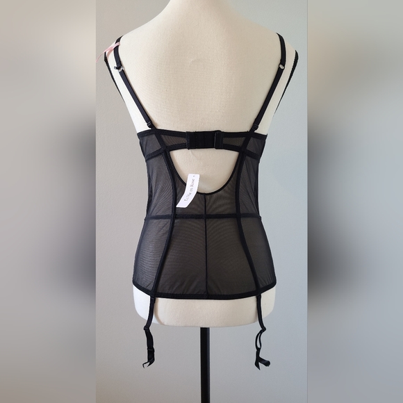 NWT Black Lace Push Up Teddy - Picture 3 of 4